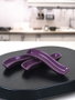 Hermia Juego de platos de cerámica Morado (3 piezas) de 18 cm x 2,6 cm